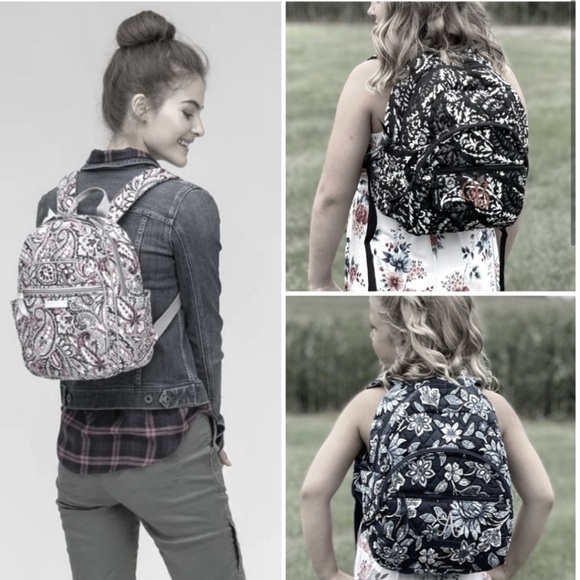 NWT! Vera Bradley Essential Compact Backpack - Picture 2 of 10